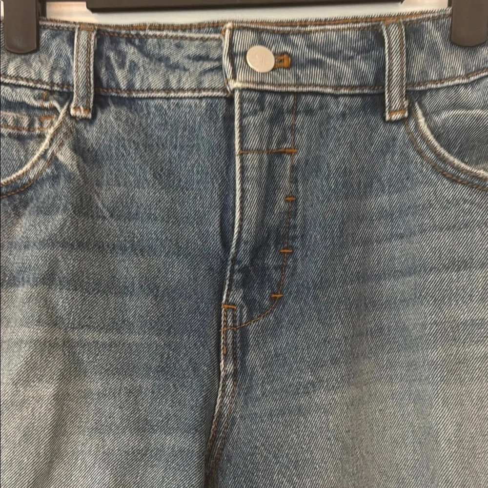 Anthropologie Light Blue Denim Shorts - Picture 2 of 5